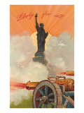 Liberty for All, Statue of Liberty, Cannon Print