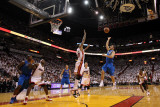 Dallas Mavericks v Miami Heat - Game One, Miami, FL - MAY 31: Jose Juan Barea and Udonis Haslem Lámina fotográfica por Ronald Martinez