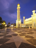Omar Ali Saifuddien Mosque at Dusk, Bandar Seri Begawan, Brunei Darussalam Photographic Print by Ian Trower