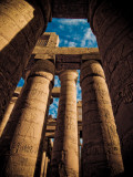 Great Hypostyle Hall at Karnak Temple, Egypt Lámina fotográfica por Clive Nolan