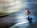 Red Rider Photographic Print by Felipe Rodriguez