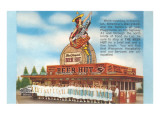 Beer Hut, bord de route rétro reproduction procédé giclée
