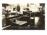 Hutton's Drive-In, Interior, Retro reproduction procédé giclée