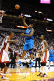 Dallas Mavericks v Miami Heat - Game One, Miami, FL - MAY 31: Brendan Haywood and Udonis Haslem Photographic Print by Garrett Ellwood