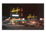 Hody's Drive-In, Roadside Retro Prints