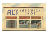 Al's Sandwich Shop Giclee Print