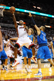 Dallas Mavericks v Miami Heat - Game One, Miami, FL - MAY 31: LeBron James and Tyson Chandler Photographic Print by Garrett Ellwood