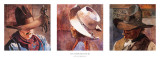 Hats Portrait III Prints by Linda Loeschen