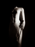 Sculpture of Unknown Person, Karnak Temple, Egypt Photographic Print by Clive Nolan