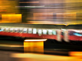 Red Blur Photographic Print by Felipe Rodriguez