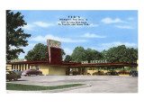 Ted's Drive-In, Roadside Retro Giclee Print