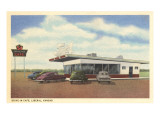 54 Drive-In, Roadside Retro Prints