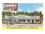 All-States Restaurant, Roadside Retro reproduction procédé giclée