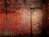 Filled in Derelict Door with Red Brickwork Photographie par Clive Nolan
