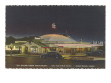 Brown Derby Restaurant at Night, Retro Posters