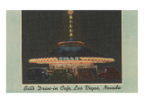 Sill's Drive-In at Night, Roadside Retro Giclee Print