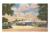 Drive-In Smack, Dans le rétroviseur, Sarasota, Floride reproduction procédé giclée