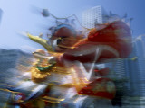 Chinese New Year / Dragon Dance, Hong Kong, China Photographic Print by Steve Vidler