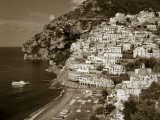 Village of Positano, Amalfi Coast, Campania, Italy Fotografie-Druck von Steve Vidler