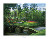 The 12th At Augusta Poster von Larry Dyke