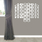 Retro Pattern Metallic Wandabziehbild