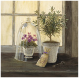 Lavender Window Garden Lámina por Angela Staehling
