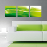 White Stream Autocollant mural