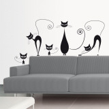 Gatos negros Vinilos decorativos