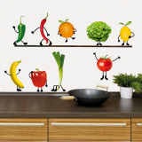 Crazy Vegetable Autocollant mural