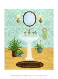 Bath Tranquility II Prints by Louise Max
