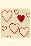 Best Friends - Hearts Poster par Chariklia Zarris