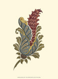 Jacobean Leaf IV Posters