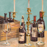 Dinner Party I Poster by Heather A. French-Roussia