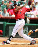 Houston Astros - Carlos Lee 2011 Action Photo