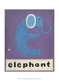 E is for Elephant Prints by Chariklia Zarris