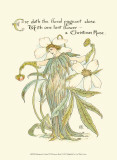 Shakespeare's Garden XII (Christmas Rose) Art by Walter Crane