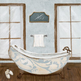 Villa Bath II Print by Gina Ritter