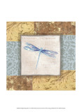 Collaged Dragonflies V Posters por Linda Grayson Collaged Dragonflies V Posters por Linda Grayson