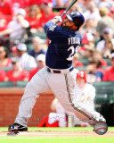 Milwaukee Brewers - Prince Fielder 2011 Action Photo