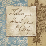 Follow Your Heart Plakater af Elizabeth Medley Follow Your Heart Plakater af Elizabeth Medley