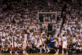 Dallas Mavericks v Miami Heat - Game Two, Miami, FL - JUNE 02: Dirk Nowitzki and Udonis Haslem Photographic Print by Ronald Martinez