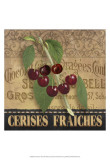 Fresh Cherries Prints by Abby White