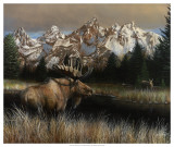Teton Majesty Posters af Kevin Daniel
