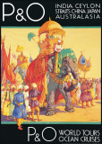 P&O World Tours Ocean Cruises Posters by Dorothy Newsome