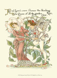 Shakespeare's Garden III (Rose) Art par Walter Crane