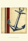 Americana Captain's Anchor Prints by Ethan Harper