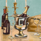 Dinner Party II Prints by Heather A. French-Roussia