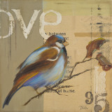 Blue Love Birds II Affiches par Patricia Pinto