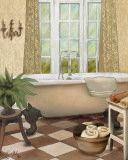 French Bath I Art by Elizabeth Medley