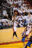 Dallas Mavericks v Miami Heat - Game Two, Miami, FL - JUNE 2: Dwyane Wade and J.J. Barea Photographic Print by Noah Graham